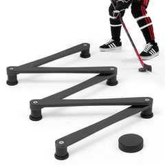 VEVOR Hockey Training Equipment, 5-Section Adjustable Hockey Stick Handling Trainer, Portable On/Off Ice Trainer