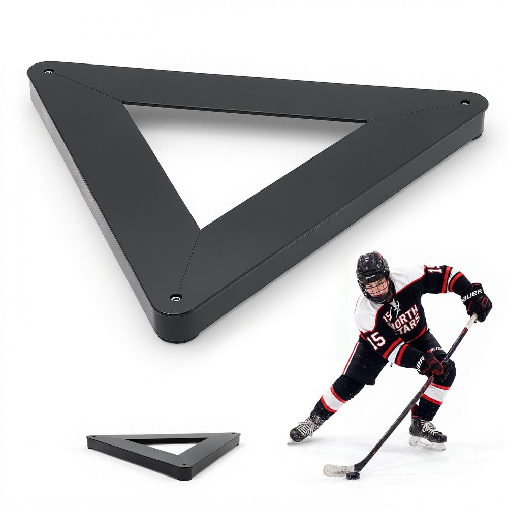 VEVOR Triangle Hockey Passer, Heavy-Duty Multi-Angle Rebounder, Hockey Passing Aid, Passing & Stick Handling Trainer