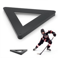 VEVOR Triangle Hockey Passer, Heavy-Duty Multi-Angle Rebounder, Hockey Passing Aid, Passing & Stick Handling Trainer