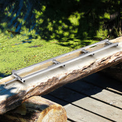 VEVOR Rail Mill Guide System, 9 ft Milling Guide, 4 Crossbar Kits Chainsaw Mill Rail Guide, Aluminum Adjustable Saw