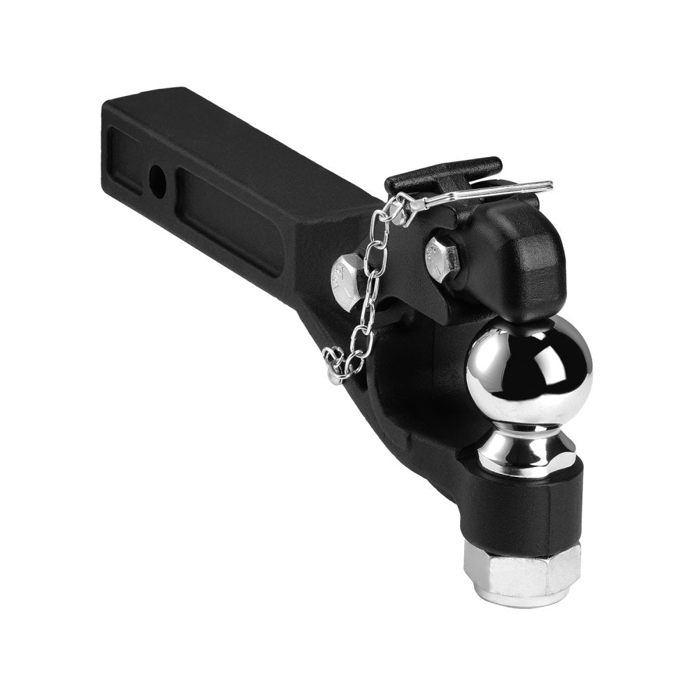 VEVOR Pintle Hook, 20000 lbs, Pintle Hook Hitch for 2-inch Hitch Hook Military Receiver, Combination 2-5/16-inch Hitch