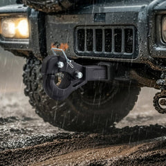 VEVOR Pintle Hook, 20000 lbs Towing Capacity, Pintle Hitch Receiver for 2-inch Hitch Hook Military Receiver, Fits 2.5