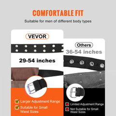 VEVOR Tool Belt, Adjusts from 29 Inches to 54 Inches, Polyester Heavy Duty Tool Pouch Bag, Detachable Tool Bag for