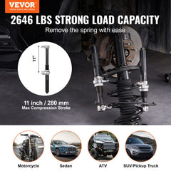 VEVOR Coil Spring Compressor Tool, 2 pcs Heavy Duty Macpherson Strut Spring Compressor Set, 2646 lbs Strut Spring