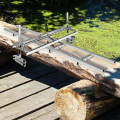 VEVOR Chainsaw Mill and Rail Mill Guide System, Portable Sawmill 14"-36" Guide Bar, 9ft Aluminum Saw Milling Rail Guide