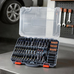 VEVOR 80-Piece Premium Magnetic Impact Nut Driver Set, Metric & SAE Sizes, with Socket Adapters, Bit Holder, Wing Nut