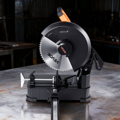 VEVOR Chop Saw, 14-inch Stainless Steel Cold Cut Blade, 3500 W Powerful Brushless Motor, 750-1200 r/min Adjustable