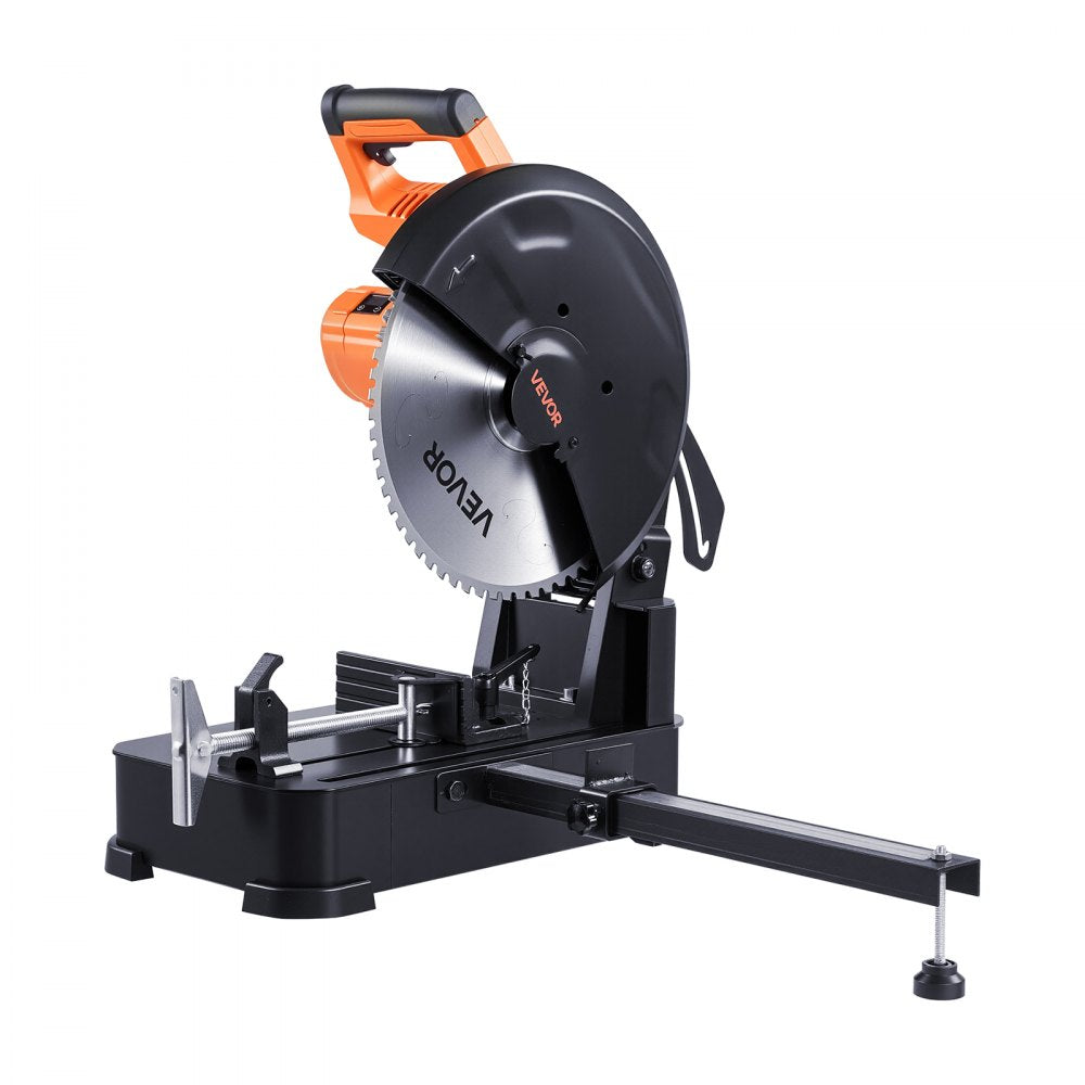 VEVOR Chop Saw, 14-inch Stainless Steel Cold Cut Blade, 3500 W Powerful Brushless Motor, 750-1200 r/min Adjustable