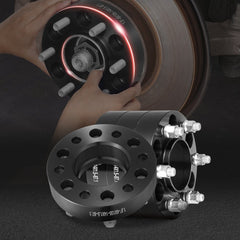 VEVOR Wheel Spacers, 1.5" 6"x5.3" Wheel Adapters, 6 Lug Forged Spacer, 87.1 mm Bore Hubcentric M14 x1.5 Studs Spacers
