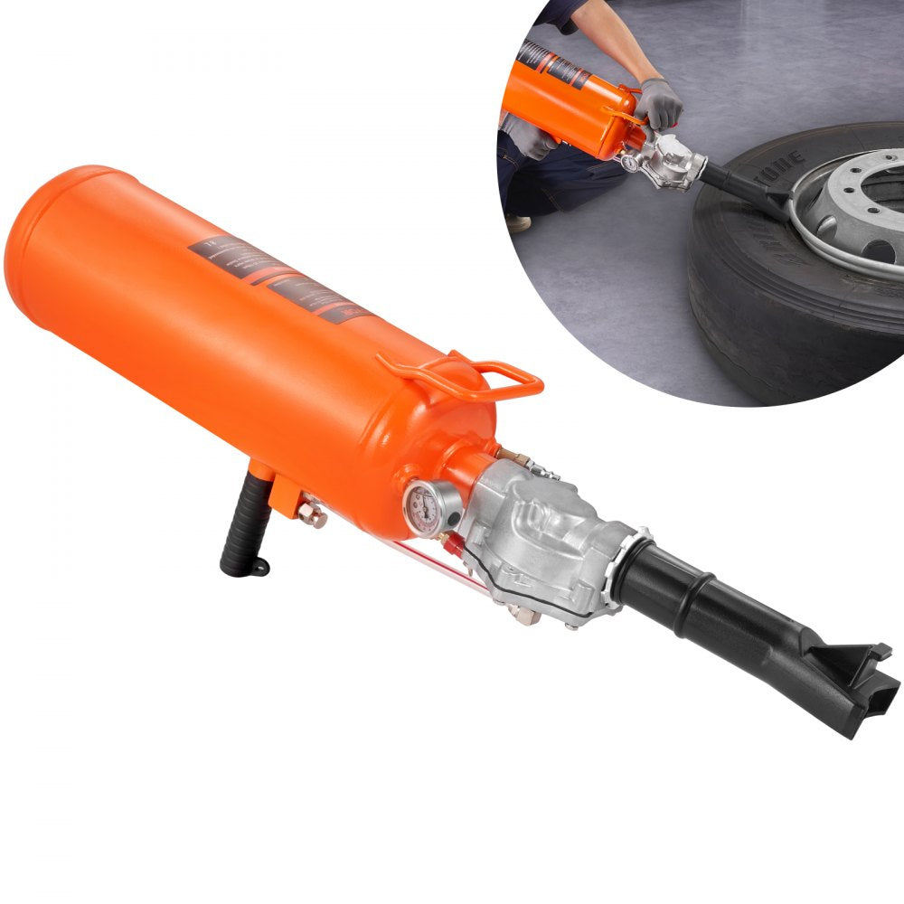 VEVOR Tire Bead Setter, 8L Capacity, 120 PSI Air Bead Blaster, Handheld & Portable Inflation Device, 85-116 PSI for