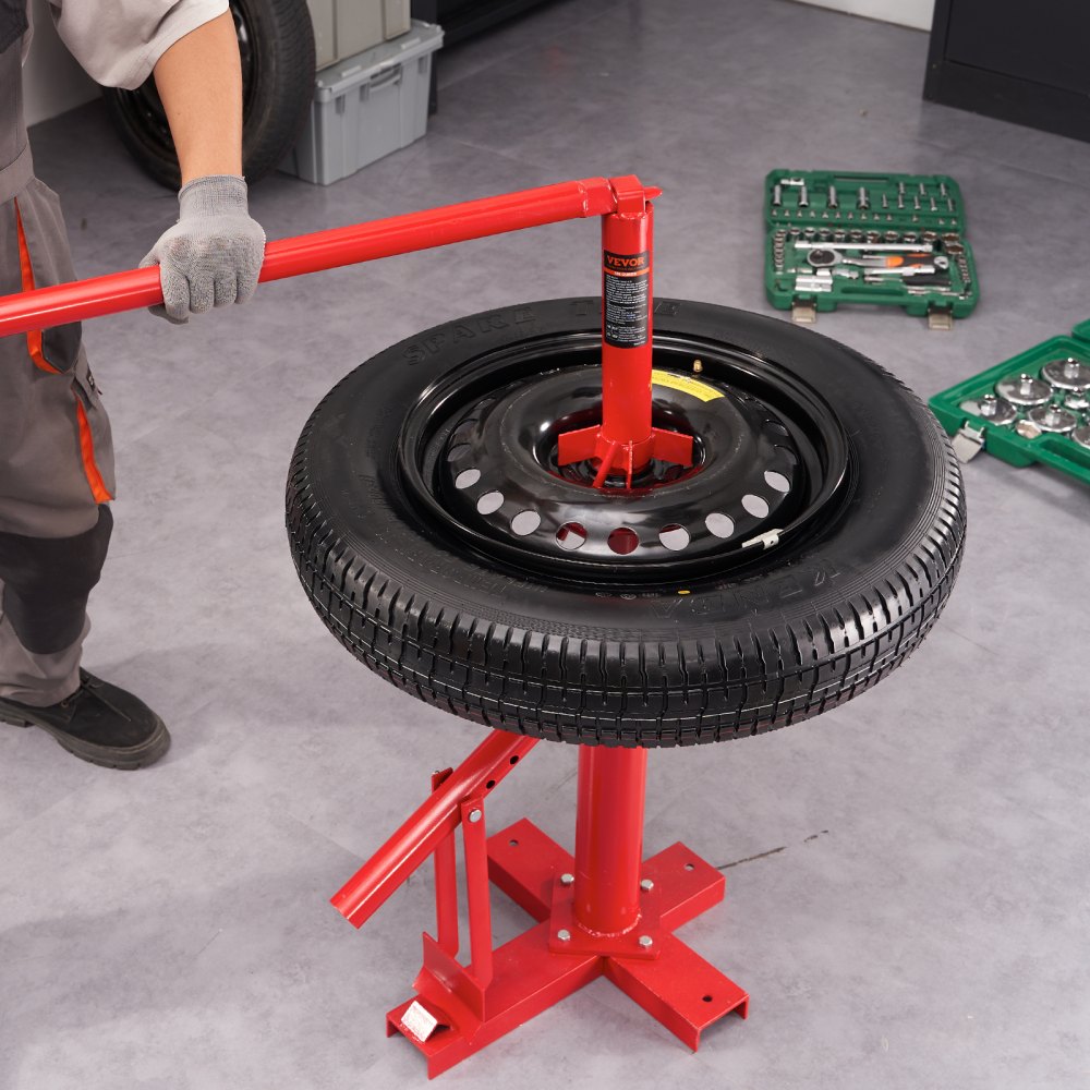 VEVOR Manual Tire Changer, Portable Hand Bead Breaker Mounting Tool for 203 - 406 mm Tires, Compatible with Car Truck