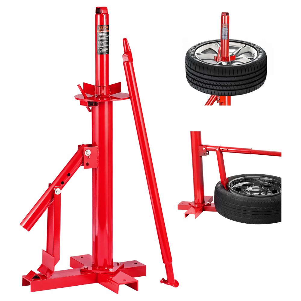 VEVOR Manual Tire Changer, Portable Hand Bead Breaker Mounting Tool for 203 - 406 mm Tires, Compatible with Car Truck