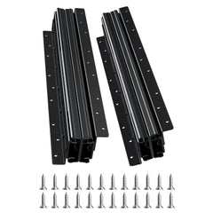VEVOR Undermount Drawer Slides, 16 inch, Full Extension Ball Bearing Under Stair Cabinet Rails, 260 LB Load Capacity