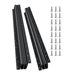 VEVOR Undermount Drawer Slides, 32 inch, Full Extension Ball Bearing Under Stair Cabinet Rails, 260 LB Load Capacity