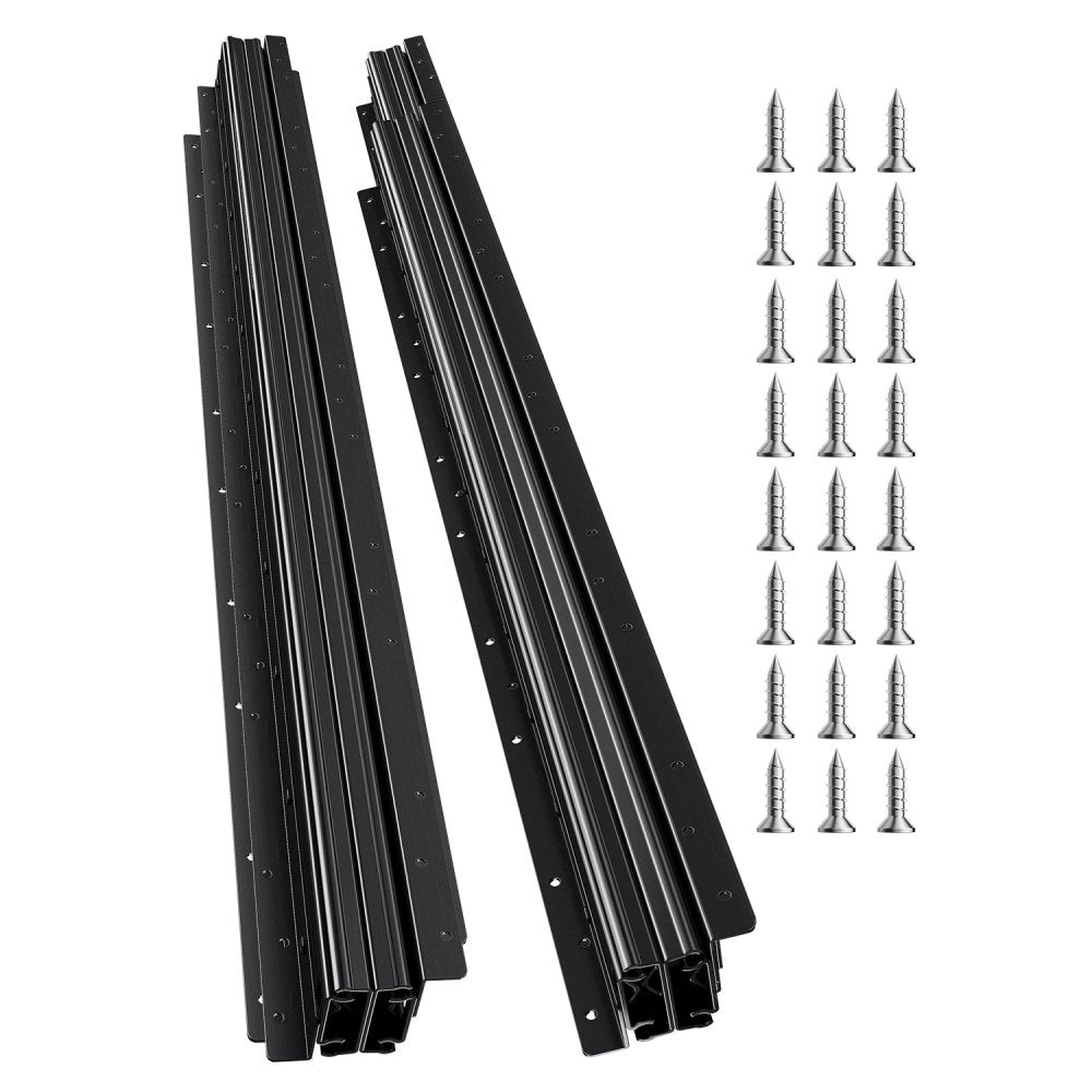 VEVOR Undermount Drawer Slides, 40 inch, Full Extension Ball Bearing Under Stair Cabinet Rails, 260 LB Load Capacity