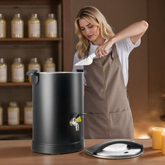 VEVOR Wax Melter for Candle Making, 10.6 Qts, Fast and Even Heating, with Easy Pour Spout and Temp Digital Display
