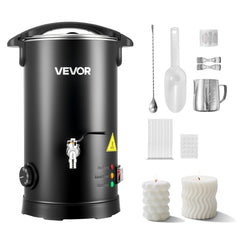 VEVOR Wax Melter for Candle Making, 5.3 Qts, Fast and Even Heating, with Easy Pour Spout and Temperature Control