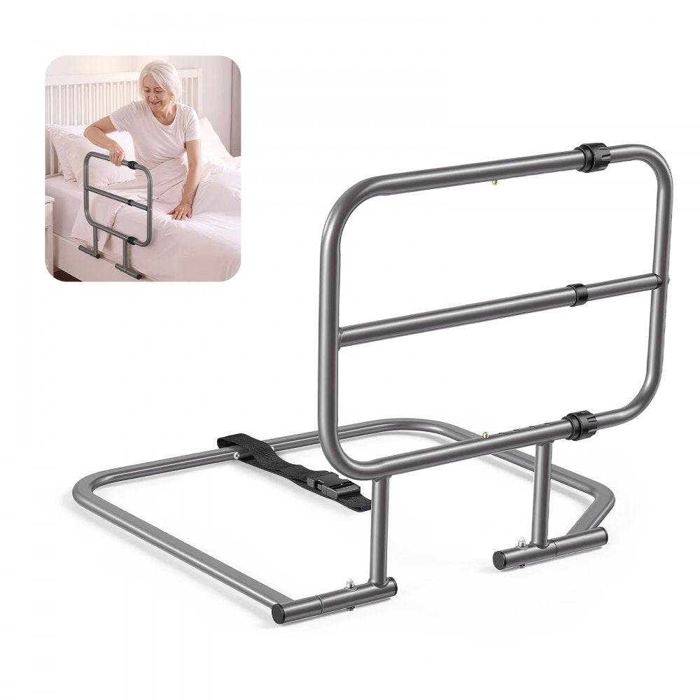 VEVOR Bed Rails for Elderly Adults 200LBS Capacity Bed Side Assist Rail, High-Strength Steel, L-Shaped Bedside Cane for