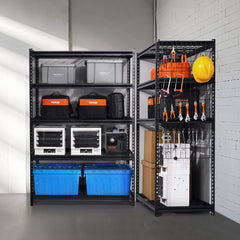 VEVOR Storage Shelves, 3000 lbs, 5 Tier Heavy Duty Garage Shelving, 24" D x 48" W x 72" H Adjustable Metal Shelves for