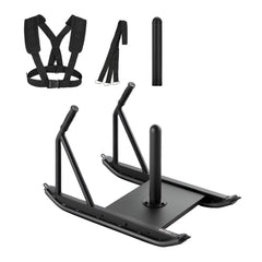 VEVOR Weight Sled, Steel Power Sled, Fitness Strength Training Sleds for Athletic Exercise Speed Improvement, Workout