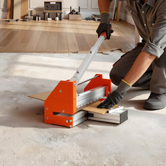 VEVOR 12 inch Vinyl Floor Cutter, 12mm Thick Laminate Flooring Cutter with Upgraded Labor-Saving Aluminum-Alloy Lever
