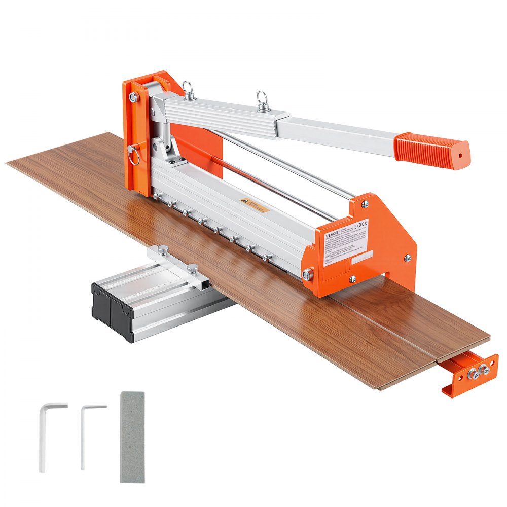 VEVOR 12 inch Vinyl Floor Cutter, 12mm Thick Laminate Flooring Cutter with Upgraded Labor-Saving Aluminum-Alloy Lever
