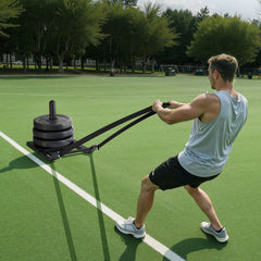 VEVOR Weight Sled, Steel Power Sled, Fitness Strength Training Sleds for Athletic Exercise Speed Improvement, Workout