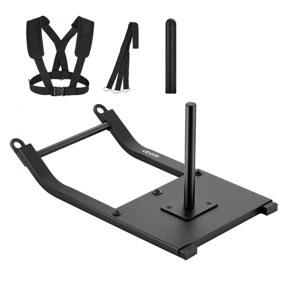 VEVOR Weight Sled, Steel Power Sled, Fitness Strength Training Sleds for Athletic Exercise Speed Improvement, Workout