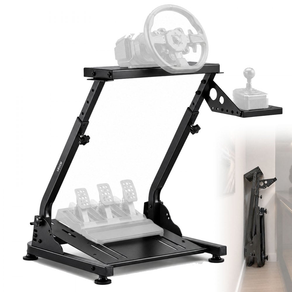 VEVOR Racing Wheel Stand, Adjustable & Foldable Simulator Stand for Logitech G29 G27 G920 G923, Thrustmaster T300RS
