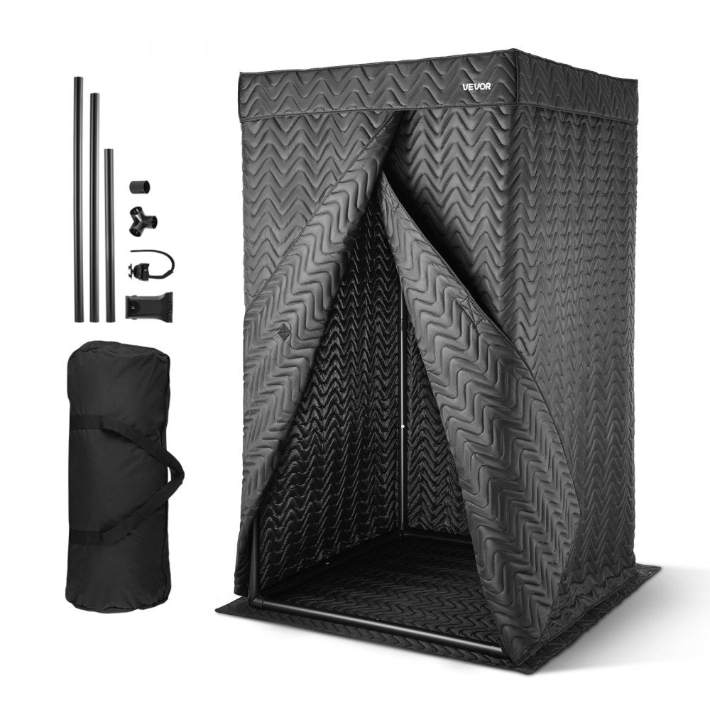 VEVOR 6.56 ft Portable Vocal Booth Pro-Grade Recording Studio for Echo-Free Vocals - Pro Size