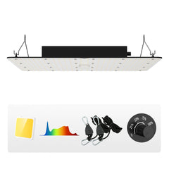 VEVOR LED Grow Light, 400W Full Spectrum Dimmable, High Yield Samsung 2B1B Diodes Growing Lamp for Indoor Plants