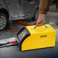 VEVOR Dual Pro Stud Welder Deluxe AL/Fe Dent Repair Kit, Professional 5KW Welder with Auto/Manual Welding and 10 Modes