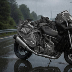 VEVOR Motorcycle Saddlebags, 28 L (14 L x 2) Large Capacity Side Saddle Bags Compatible with Most Motorcycles