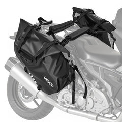 VEVOR Motorcycle Saddlebags, 28 L (14 L x 2) Large Capacity Side Saddle Bags Compatible with Most Motorcycles