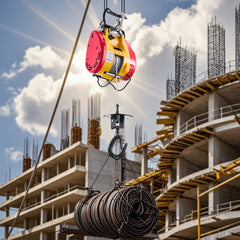 VEVOR 2-in-1 Electric Hoist Winch, 1100 lbs Capacity, 1800W Portable Power Winch, 98 ft Lifting Height, 36 ft/min with