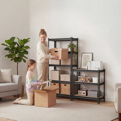 VEVOR Storage Shelves, 5-Tier Adjustable, 2000 lbs Capacity, Heavy Duty Garage Storage Shelving Unit, Metal Utility
