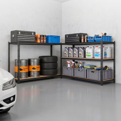 VEVOR Storage Shelves, 5-Tier Adjustable, 3000 lbs Capacity, Heavy Duty Garage Storage Shelving Unit, Metal Utility