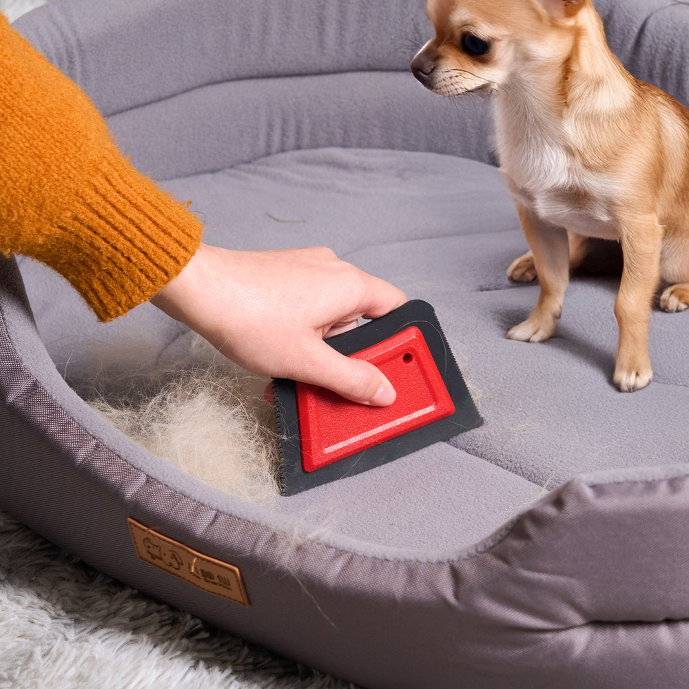 VEVOR Mini Pet Hair Remover, Dog Cat Hair Removal Tool, Multi-Surface Reusable Pet Hair Remover Auto Interior Detailing