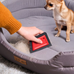 VEVOR Mini Pet Hair Remover, Dog Cat Hair Removal Tool, Multi-Surface Reusable Pet Hair Remover Auto Interior Detailing