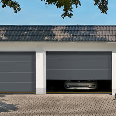 VEVOR Garage Door Threshold Seal Strip, 12 FT Universal Garage Door Floor Seal Strip with Adhesive, Garage Door Bottom