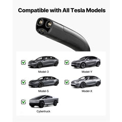 VEVOR Level 2 Tesla Charger, 32 Amp Adjustable Current, 240V Portable Home Electric Car EV Charger with 25 ft Charging