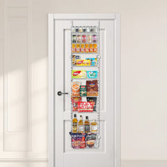 VEVOR Over the Door Pantry Organizer, 9-Tier Pantry Organization and Storage, Heavy-Duty Steel Hanging Spice Rack