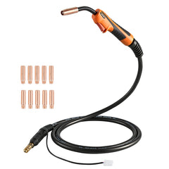 VEVOR 100A MIG Welding Gun with 10FT Cable, Replacement for Lincoln Magnum 100L (K530-5) - with 11PCS Mig Welding