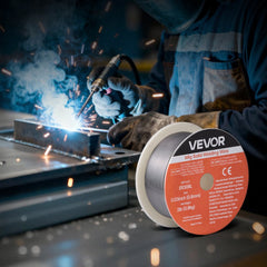 VEVOR Solid MIG Welding Wire, ER308L 0.03-inch 2 LBS, Low Spatter Stainless Steel Welding Wire with High Feedability