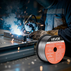 VEVOR Flux Core MIG Welding Wire, E71T-GS 0.03-inch 2 LBS, Gasless Mild Steel Welding Wire with Low Spatter for All