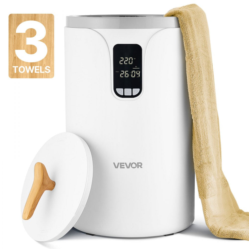VEVOR Towel Warmers for Bathroom, Towel Warmer Bucket with 24H Delay Timer & Child Lock & Auto Shut Off for Spa Fits up