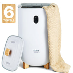 VEVOR Towel Warmers for Bathroom, 35 L Towel Warmer Bucket, Towel Dryer with Auto Shut Off for Spa Fits up to 6