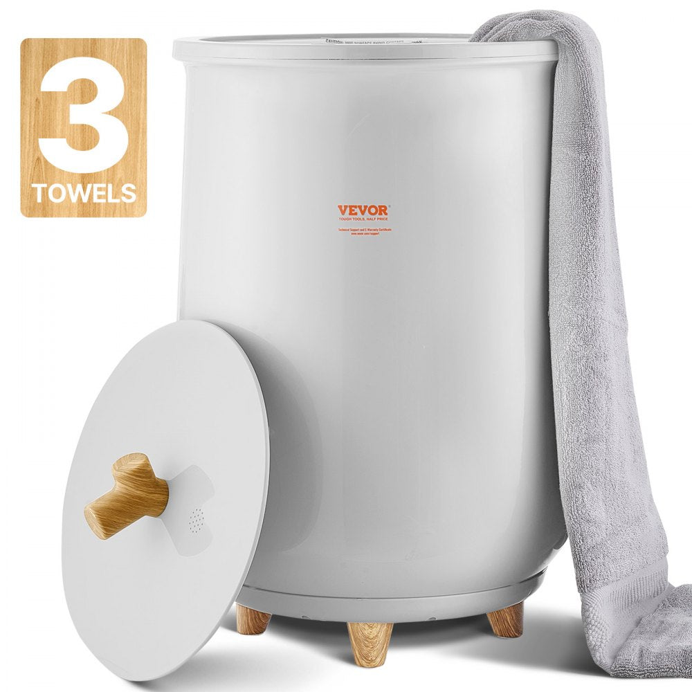 VEVOR Towel Warmers for Bathroom, Towel Warmer Bucket Auto Shut Off for Spa Fits up to 3 Oversized Bath Towels