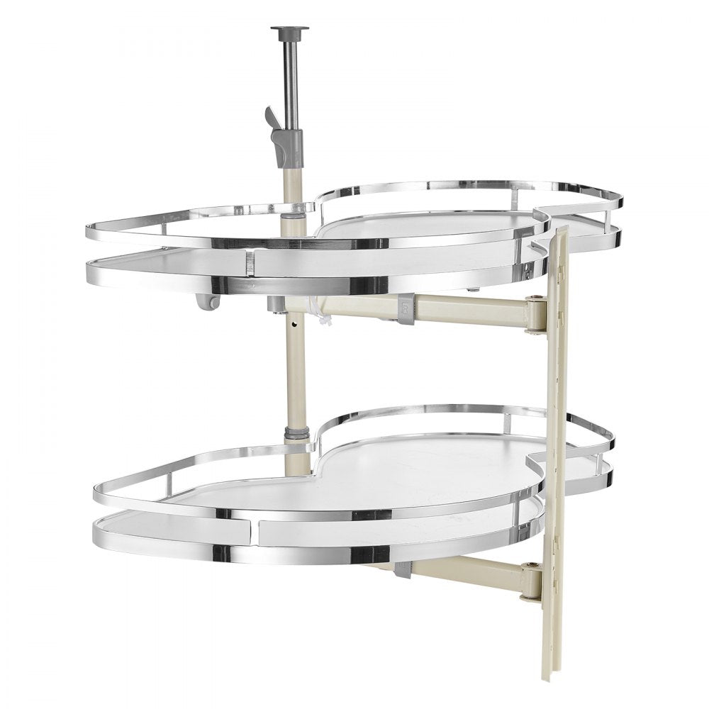 VEVOR Swing Right Blind Corner Cabinet, Pull Out Organizer for 36 inch Width Blind Cabinet, 2 Tier Height Adjustable
