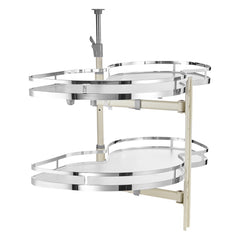 VEVOR Swing Right Blind Corner Cabinet, Pull Out Organizer for 36 inch Width Blind Cabinet, 2 Tier Height Adjustable